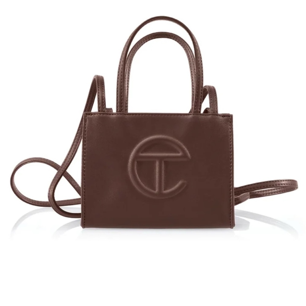 Telfar Dark Brown Small Shopping Bag